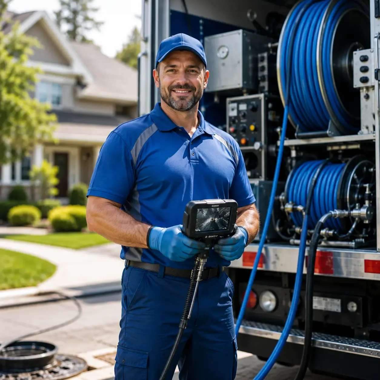 Local outdoor drain cleaning specialists in Upper Black Eddy, PA